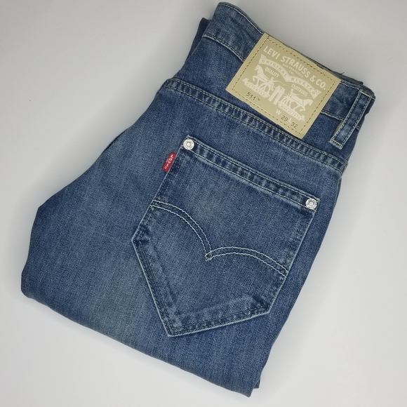 Levi's Other - Levi 511 Mens Slim Straight Fit Medium Denim Jeans